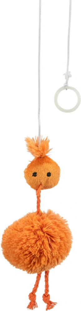 TRIXIE Plyšové kuřátko na gumičce 20 cm