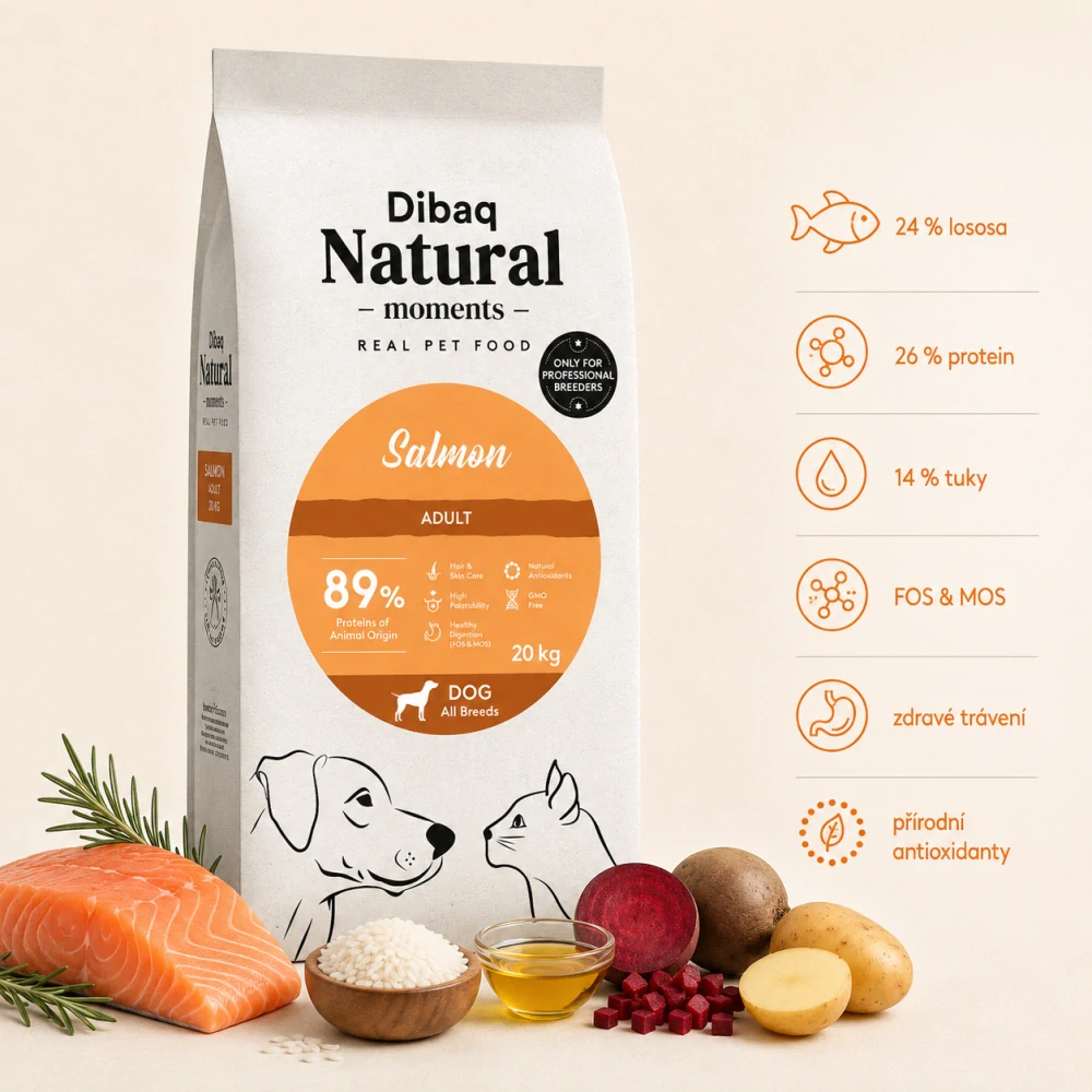 DIBAQ NATURAL BREEDER DOG Salmon 20kg