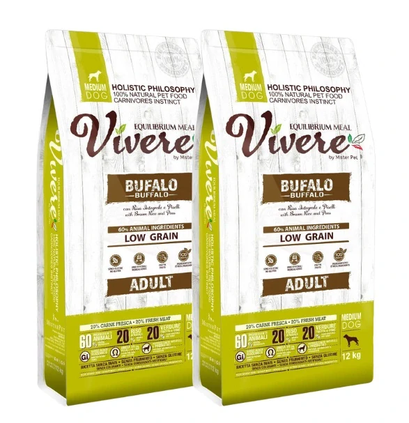 VIVERE Adult Buffalo 2 x 12 kg