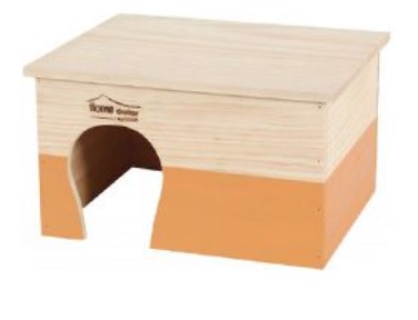 Domek pro hlodavce HOME COLOR XL oranžový Zolux