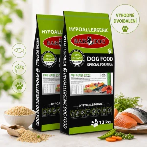 BARDOG  FISH & RICE 2 x 12 kg