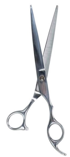 TRIXIE Profesionální kovové nůžky dlouhé, s nastavit. šroubem 20 cm