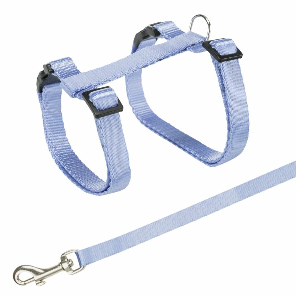 TRIXIE Postroj s rychlouzávěry + vodítko na kočku 27-45cm/10mm 1,2m