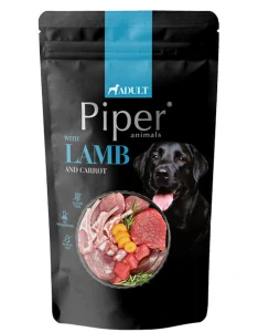 PIPER s jehněčím, mrkví a rýží, kapsička pro psy 150 g