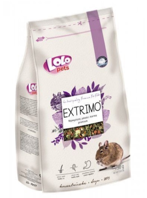 EXTRIMO kompletní krmivo pro osmáky v sáčku se zipem 750 g