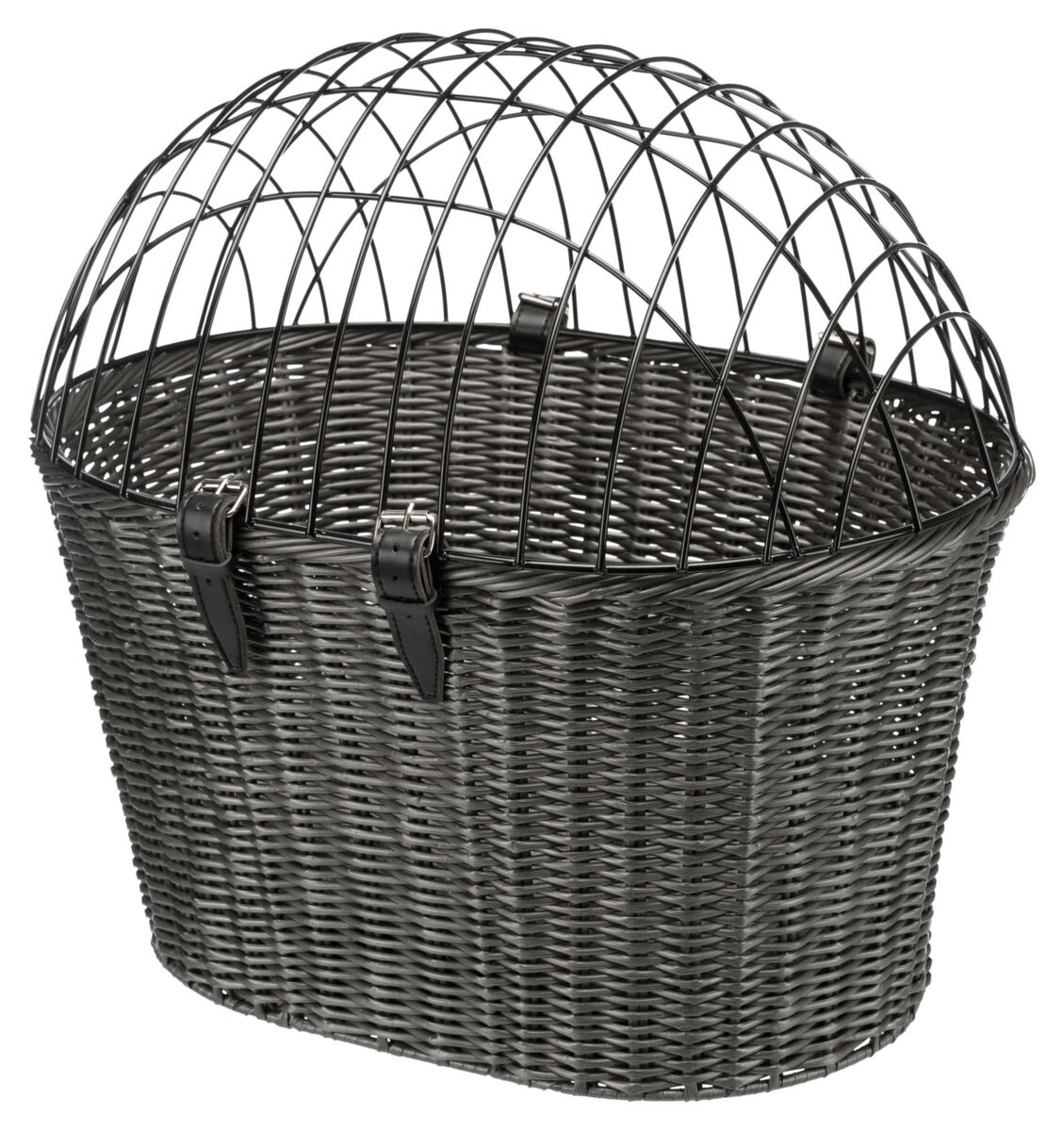 TRIXIE Transportní košík na řidítka, 44 x 34 x 41cm, antracit (max. 5kg)