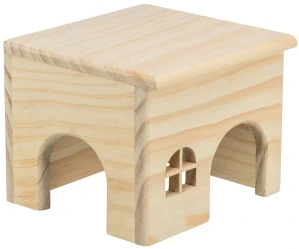 TRIXIE Dřevěný domek s rovnou střechou 15x12x15cm