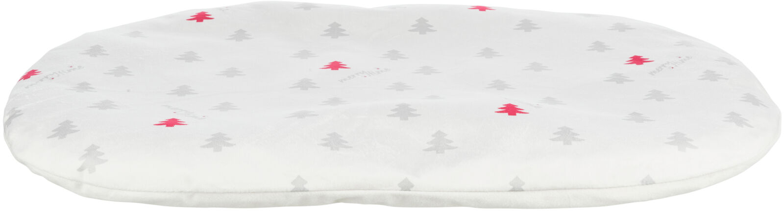 TRIXIE Xmas cushion NIVIA, vánoční polštář oválný, 98 x 62 cm, krémový