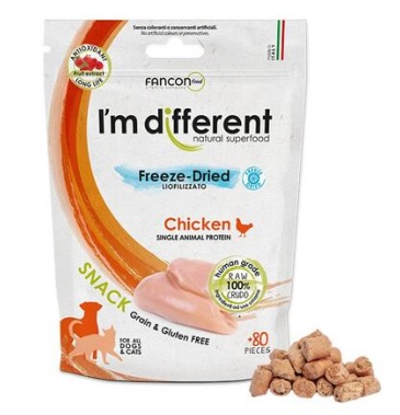 I´M DIFFERENT SNACK kuře - mrazem sušený pamlsek, 40 g