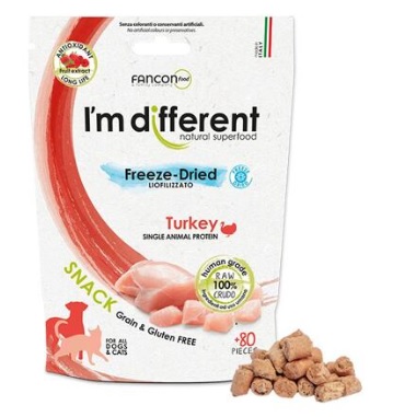 I´M DIFFERENT SNACK krůta - mrazem sušený pamlsek, 40 g
