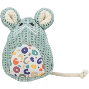 TRIXIE Myška tkaná sedící, s catnipem, 11 cm