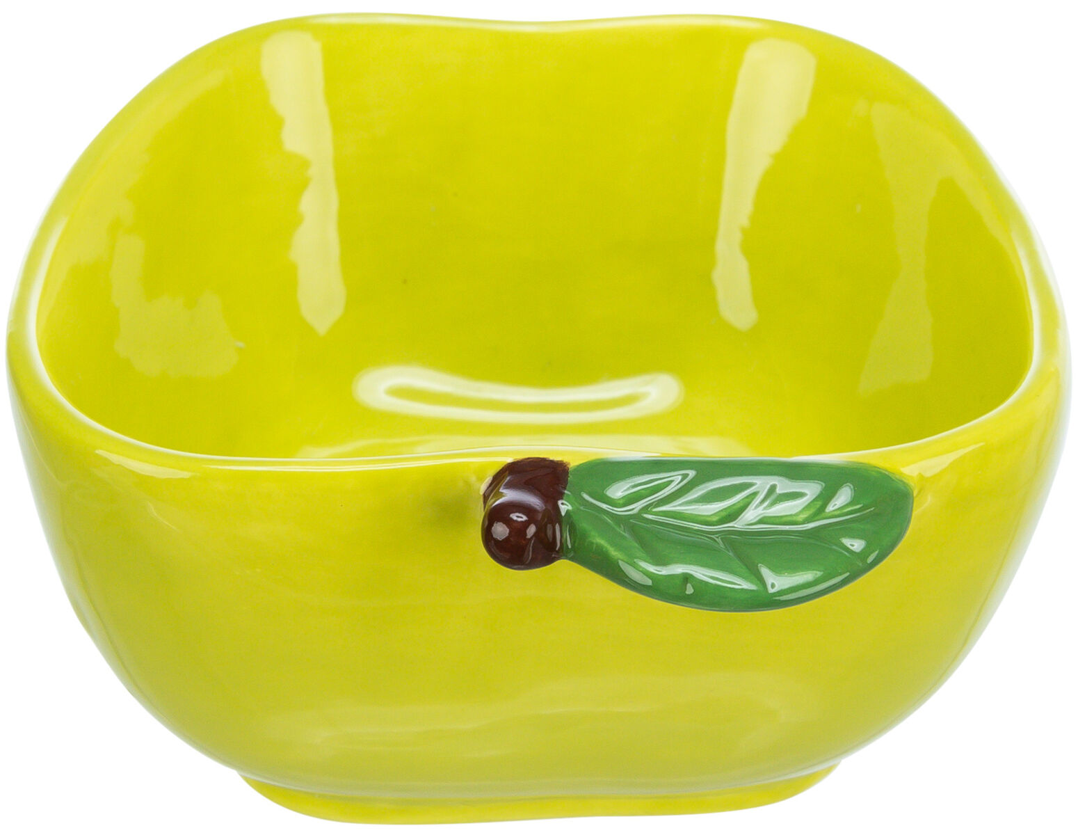 TRIXIE Keramická miska JABLKO (morče,králík), 180 ml/ 12 x 11 cm, zelená