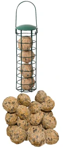 Lojové koule se semínky 60x90g bez síťky + krmítko