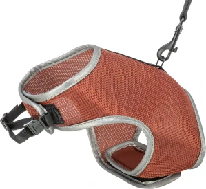 TRIXIE Postroj VESTA s vodítkem pro kočku 24-42 cm/1,20 m, rezavá