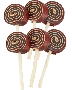 TRIXIE PREMIO Lolly, lízátko s kachnou a treska, 11 cm/ 80 g