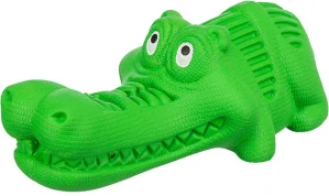 TRIXIE DOG ACTIVITY krokodýl na pamlsky, 18 cm, přírodní guma, zelená