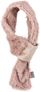 TRIXIE Vánoční hebká šála, plyš, starorůžová 90 cm