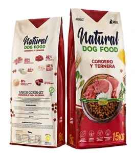 Natural DOG FOOD Lamb & Beef 4kg