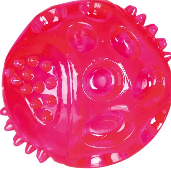TRIXIE Blikací míček ø 7.5 cm, bez zvuku, plovoucí (RP 2,90Kč)