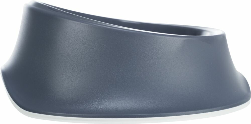 TRIXIE Plastová miska proti vyhazování potravy, gumový kroužek,  0.35 l/ø 18 cm, modrá - DOPRODEJ