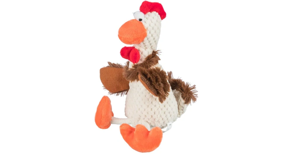 TRIXIE Plyšový kohout sedící, se zvukem 22 cm