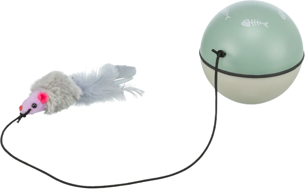 TRIXIE Míč TURBININO s motorem a myší na gumičce (RP 2,90 Kč)