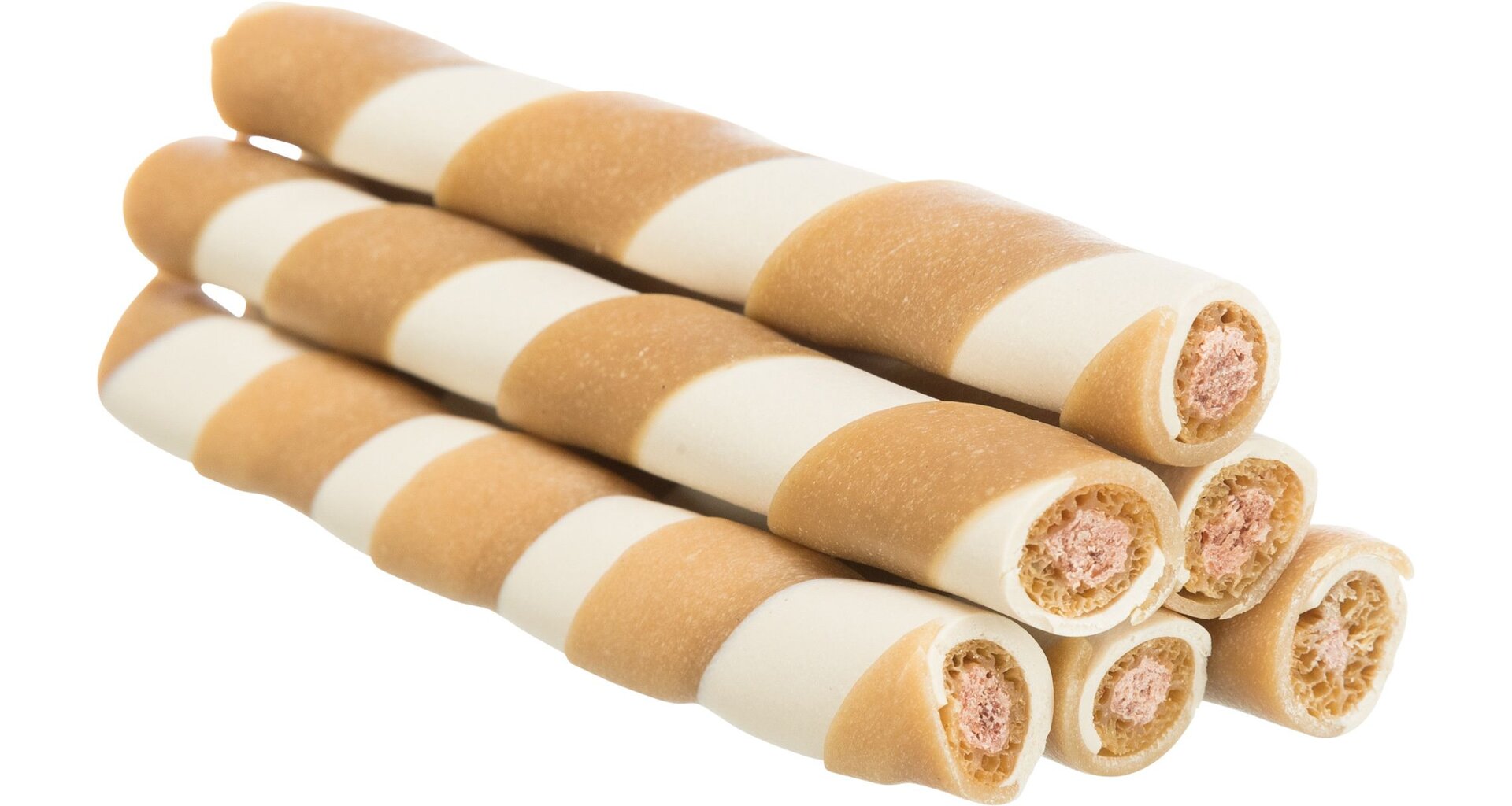 TRIXIE Chewing Roll,  kuřecí plněné žvýkací trubičky, 10 cm/ 17 g , [ 100 ks ]