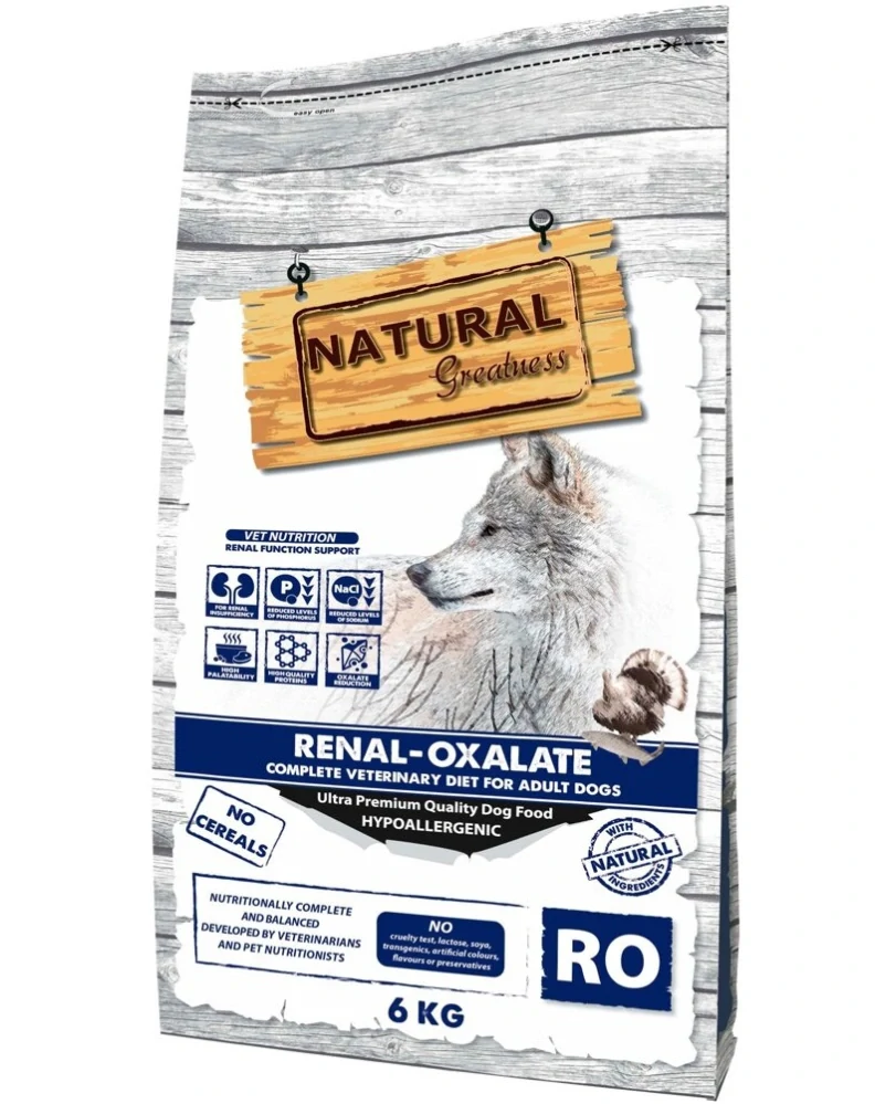 Natural Greatness RENAL - OXALATE veterinární dieta pro psy 6 kg