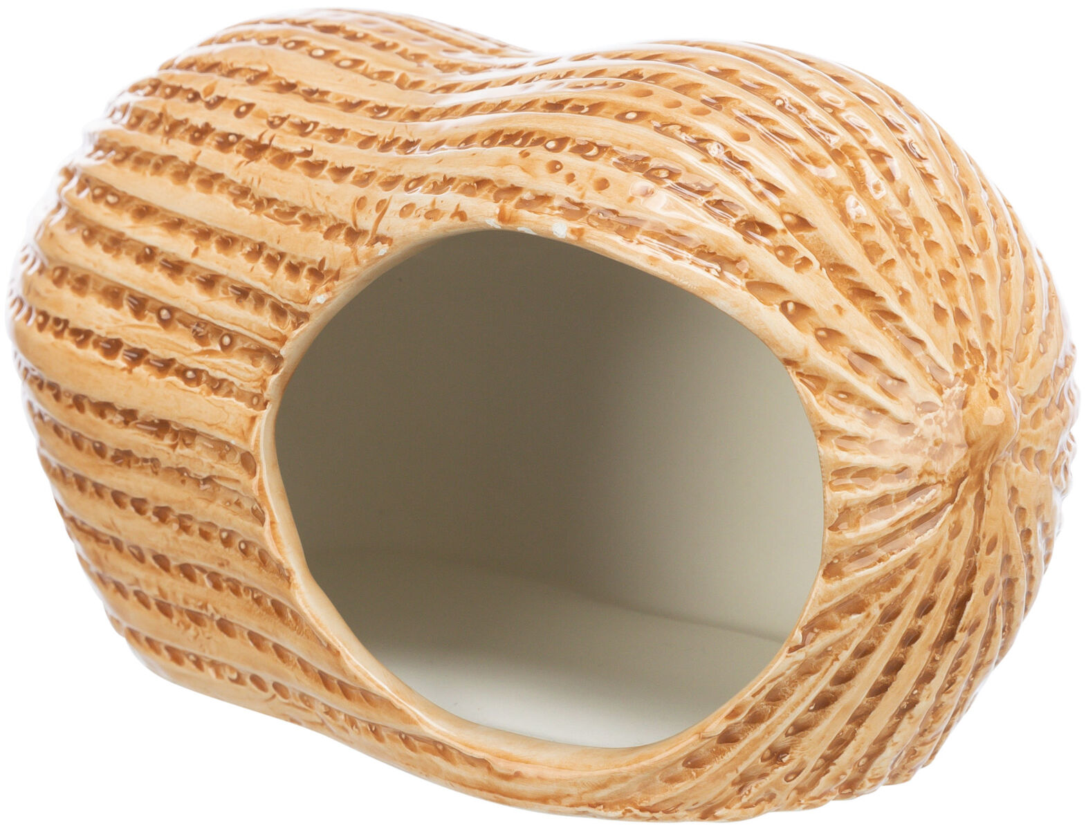 TRIXIE Keramický domeček ARAŠÍD (křeček/myš), 17 x 8 x 8 cm, béžová