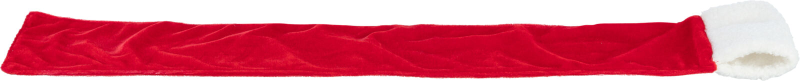 TRIXIE Xmas SCARF - vánoční sametová šála, červená/bílá 90 cm