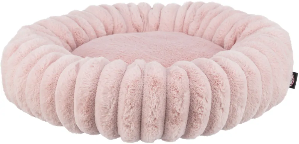 TRIXIE Kulatý pelech LONNI, sametový manšestr, růžová ø 50 cm