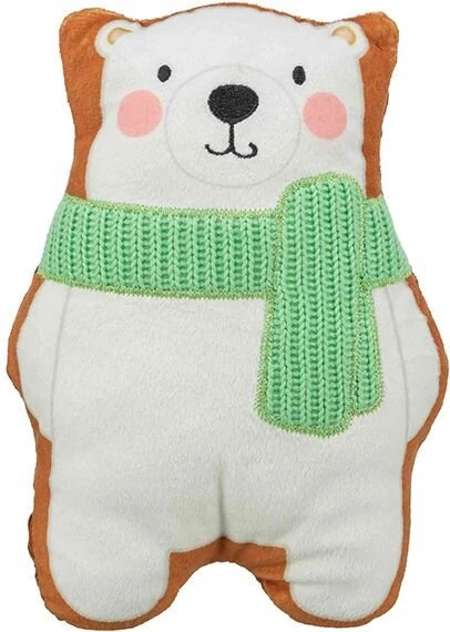 TRIXIE Xmas Bear - medvídek 20 cm, hračka pro psy, se zvukem, plyš