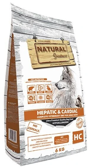 Natural Greatness HEPATIC-CARDIAC veterinární dieta pro psy 6 kg