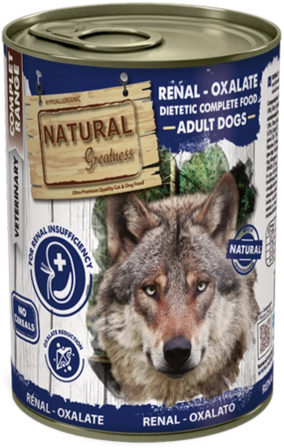 Natural Greatness RENAL OXALATE, veterinární dieta, konzerva pro psy 400g