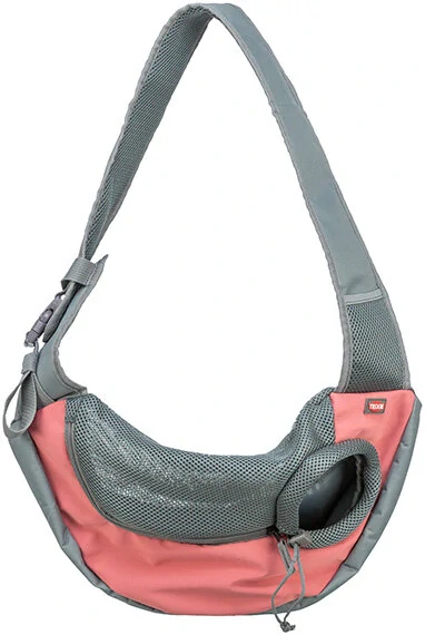 TRIXIE Front Sling Carrier - přední nosítko/taška, 50 x 25 x 18 cm, růžová/šedá (max. 5kg)