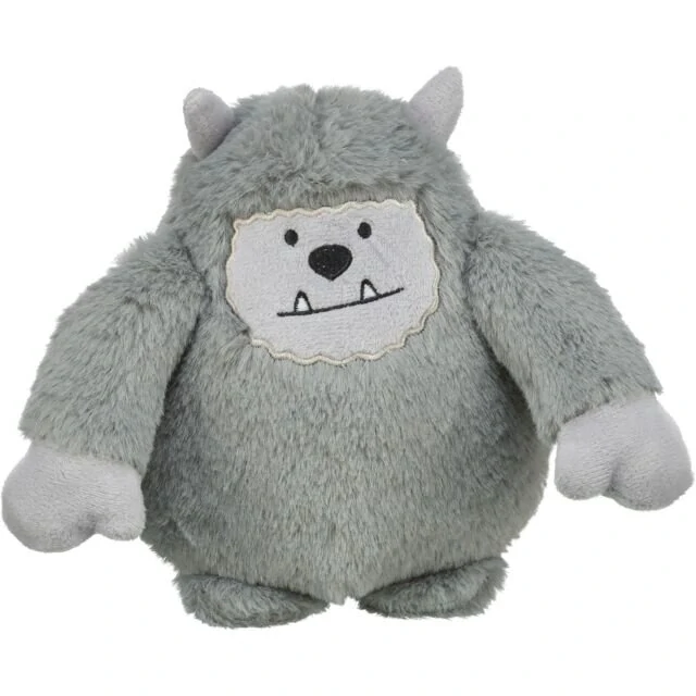 TRIXIE Vánoční Yeti, 20 cm, se zvukem, plyš, šedá
