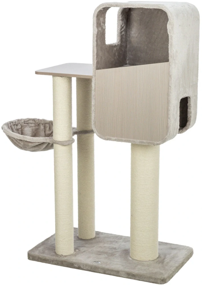 TRIXIE Škrabadlo MARINA, jeskyně, podesta, hamaka, 132 cm, šedá