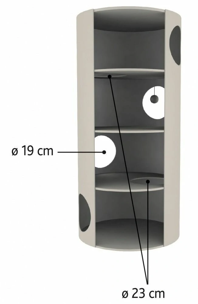 TRIXIE Škrábadlo VITUS Cat Tower, 115 cm, hnědo/krémové - DOPRODEJ