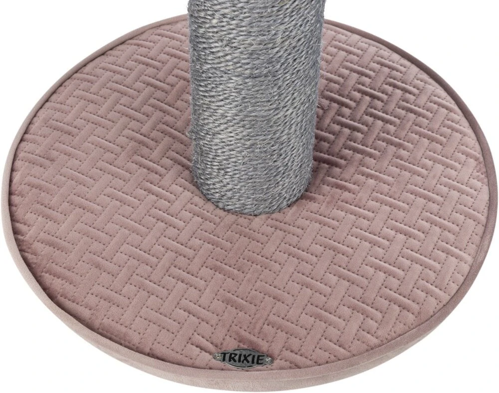 TRIXIE Škrabadlo LIVIA s bambulkou, sloupek 64 cm, starorůžová, sisal/plyš
