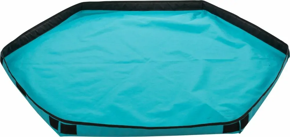 TRIXIE Výběh pro zakrslé králíky, ø 150 × 65 cm, polyester, tyrkysová/světlešedá