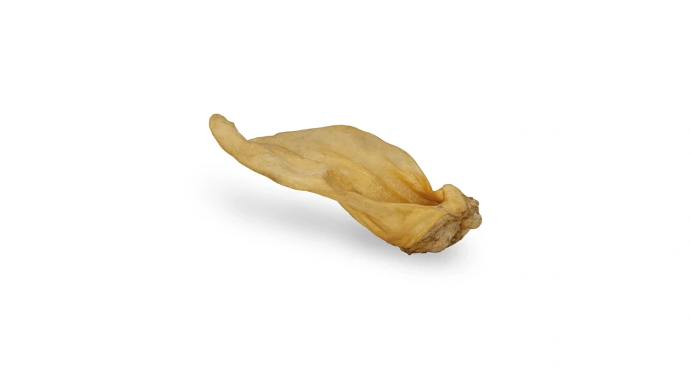 KIDDOG 100% Natural Snack, hovězí ucho přírodní 5 ks / 250 g