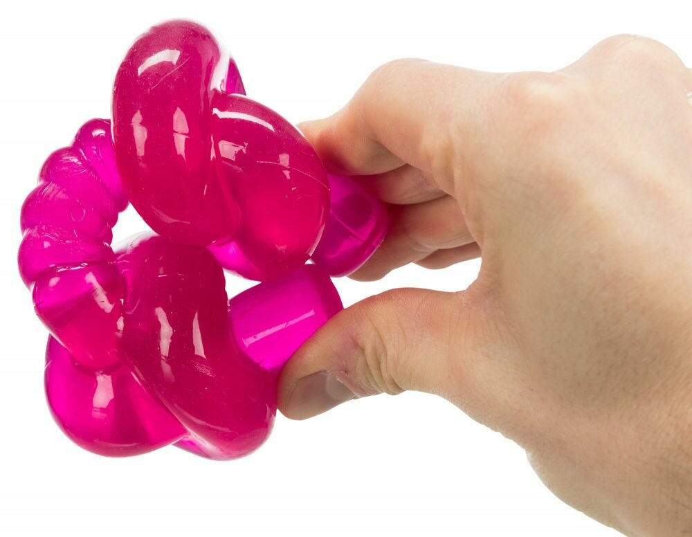 TRIXIE Bungee Knot, dvojuzel, extrapružná a odolná TPR, 17cm - DOPRODEJ
