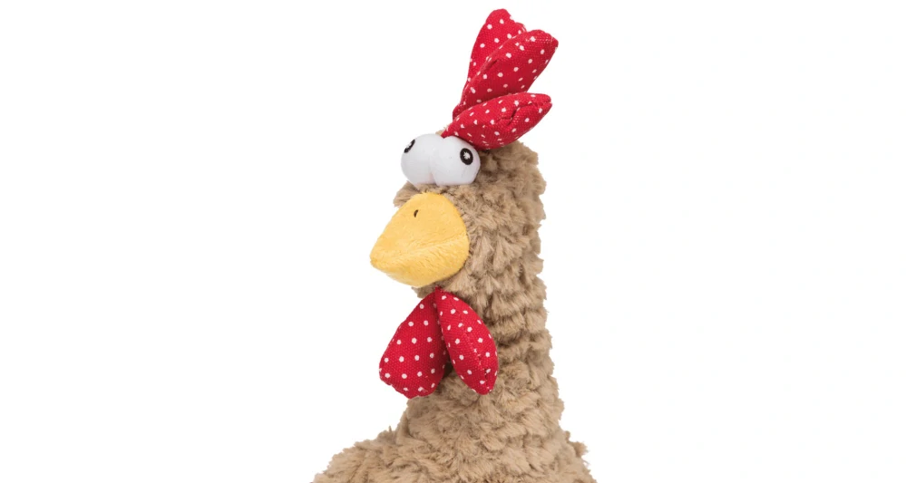 TRIXIE Rooster, plyšový kohout, šustivá folie uvnitř, 60cm