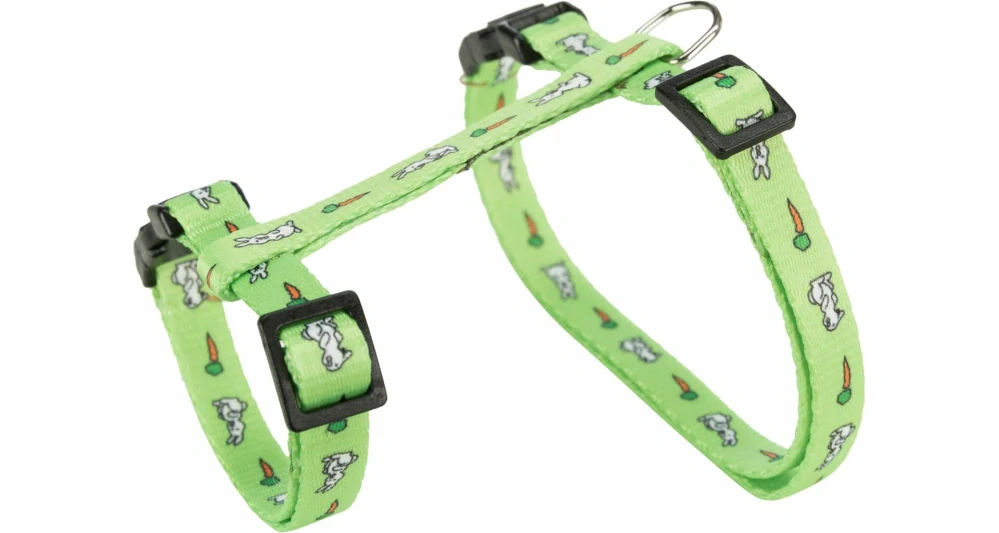 TRIXIE Postroj s vodítkem pro králíka - motiv 25-44/1cm 1,25m