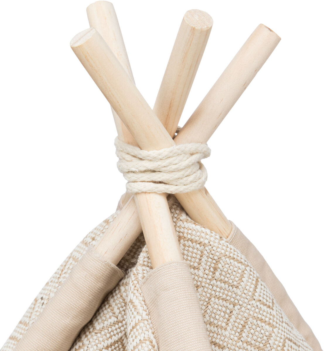 TRIXIE Teepee BOHO s polštářem, 55 x 65 x 44 cm, bavlna, béžová