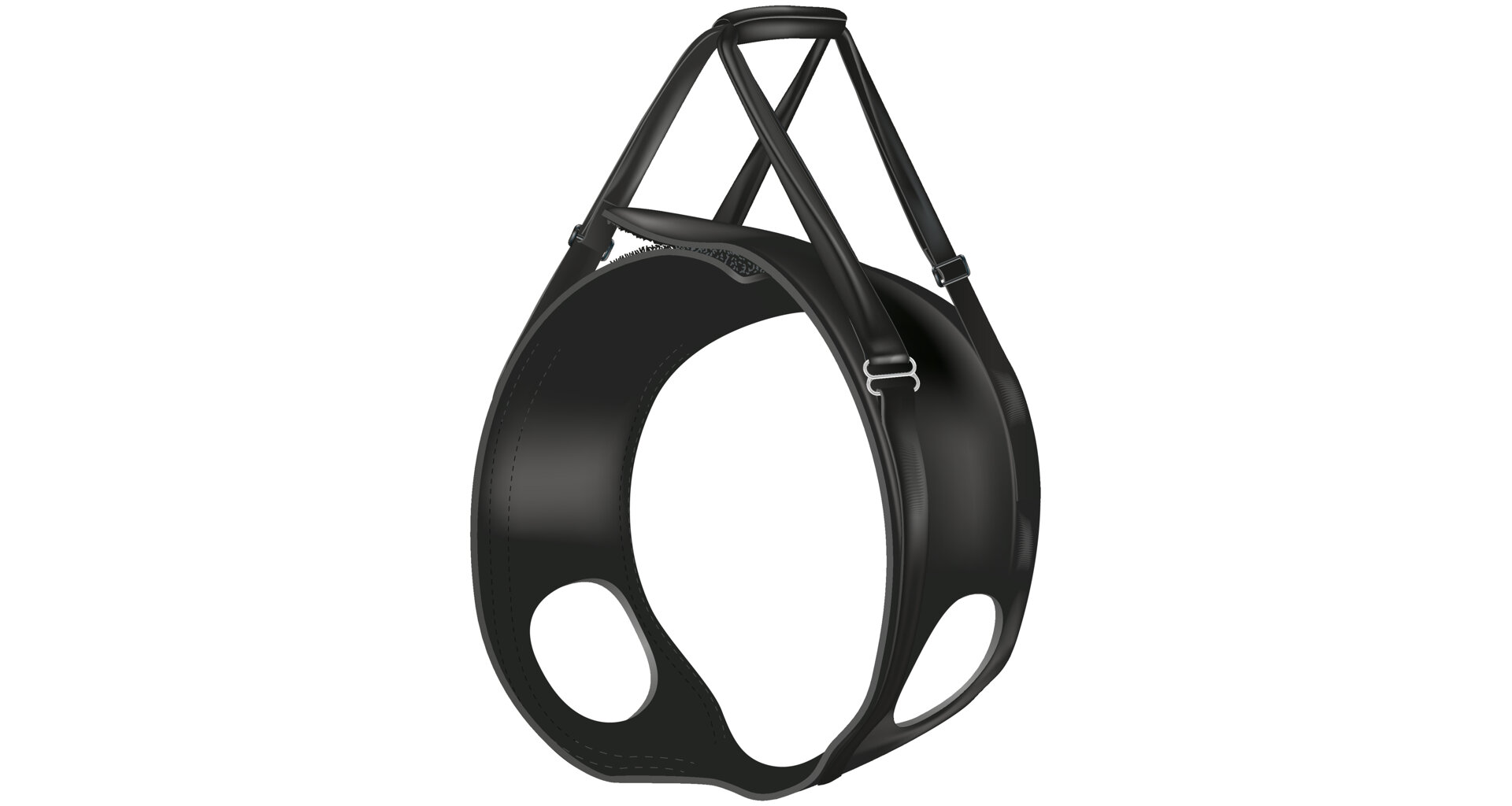 TRIXIE Podpůrná pomůcka k chůzi L-XL 75-85 cm černá