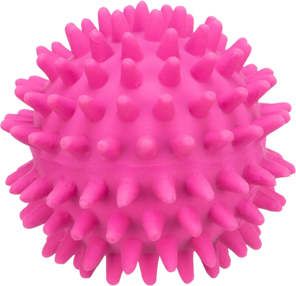 TRIXIELatexový ježatý míček se zvukem 6 cm