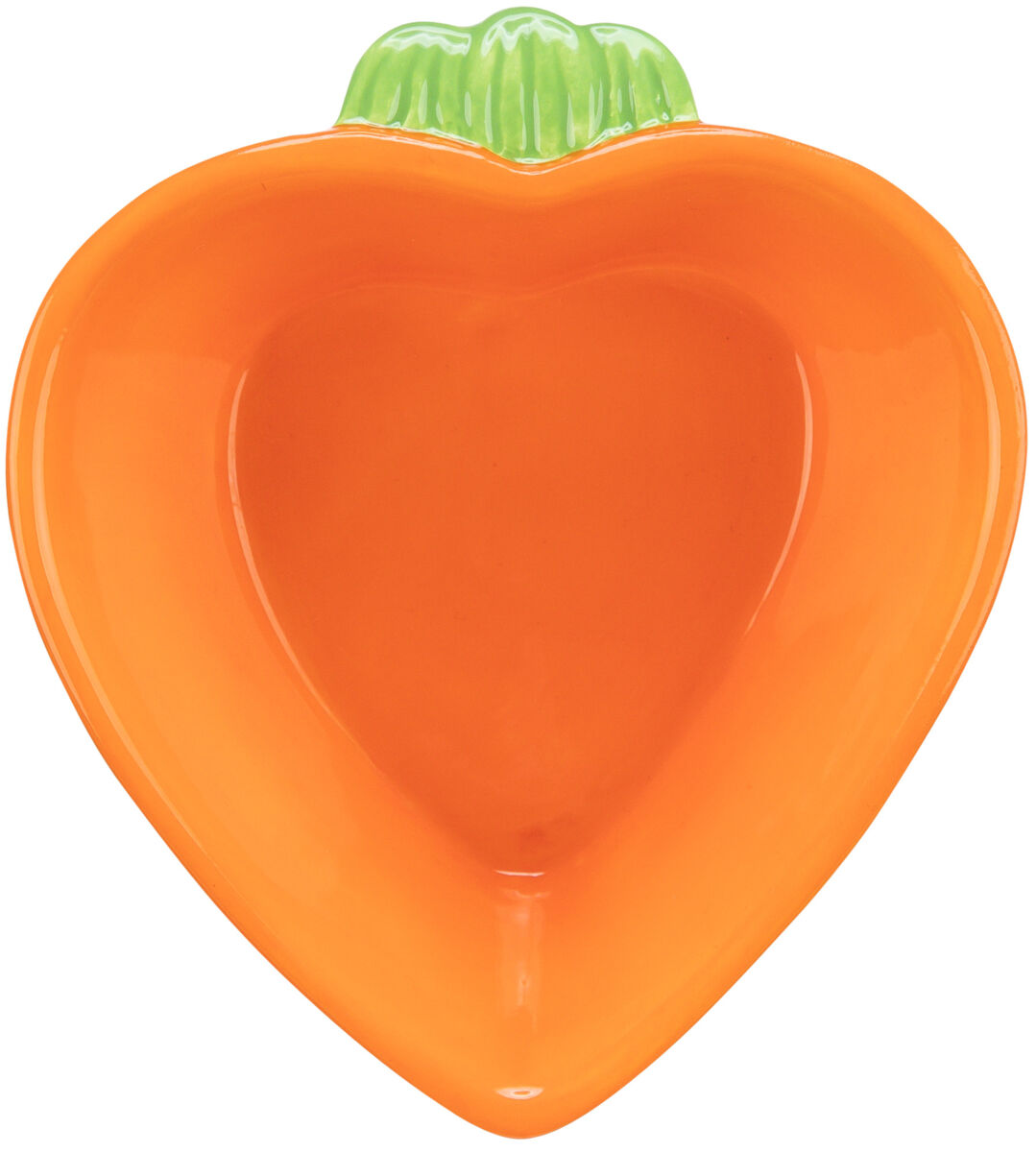 TRIXIE Keramická miska MRKEV (morče,králík), 180 ml/ 12 x 11 cm, oranžová