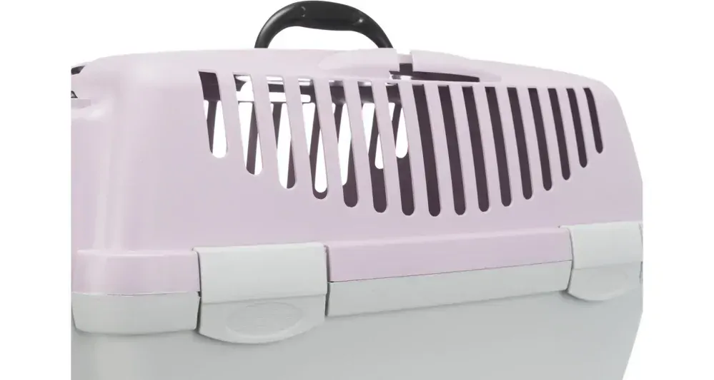 TRIXIE Transportní box CAPRI I, XS: 32x31x48cm (max. 6kg) - světle šedá/světlá lila