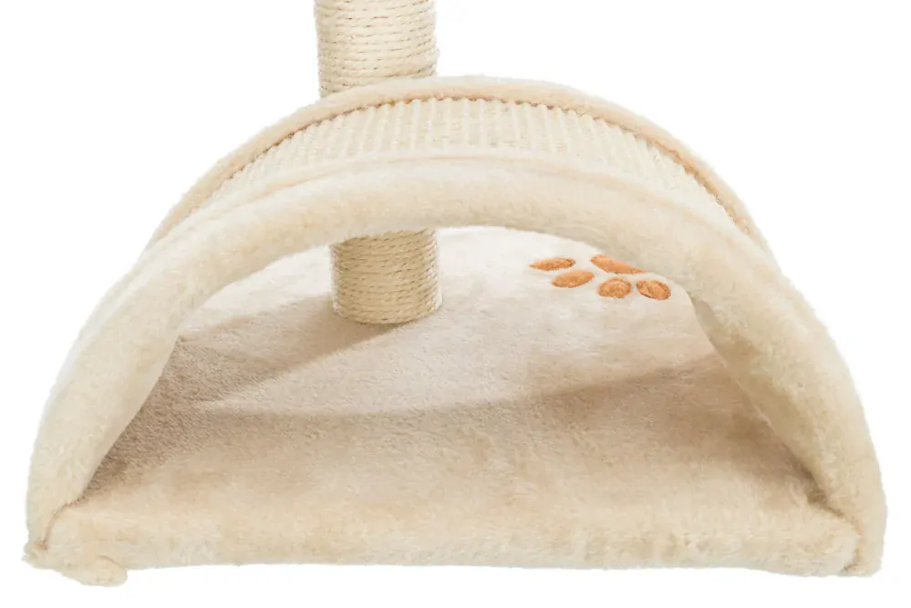 TRIXIE Škrábadlo VITORIA 43cm prolézací kruh + válec s odpočívadlem,  - béžové